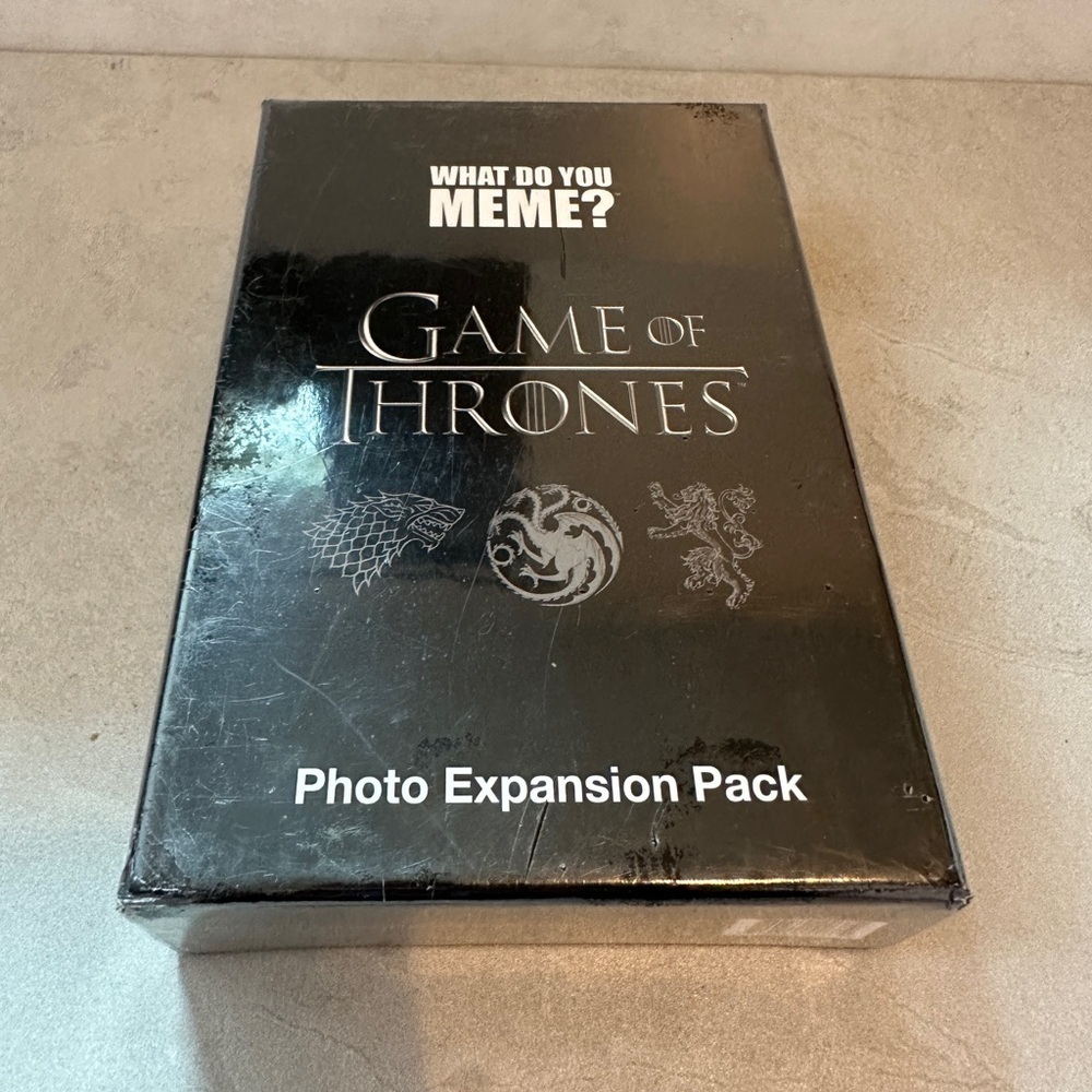 What do you Memes Game of Thrones Expansion Pack 75 Photo Game Cards Sealed